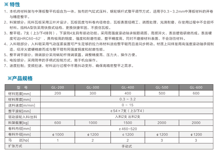 精密型中板二合一整平机GL