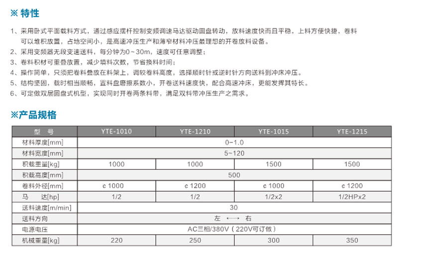 圆盘材料架YTE